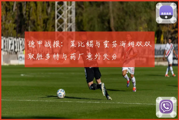 德甲战报：莱比锡与霍芬海姆双双取胜多特与药厂意外失分